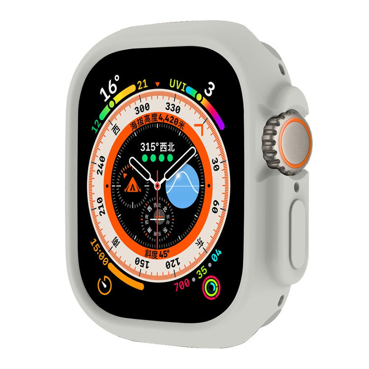 Fint Apple Watch Ultra Silikone Cover - Sølv#serie_3