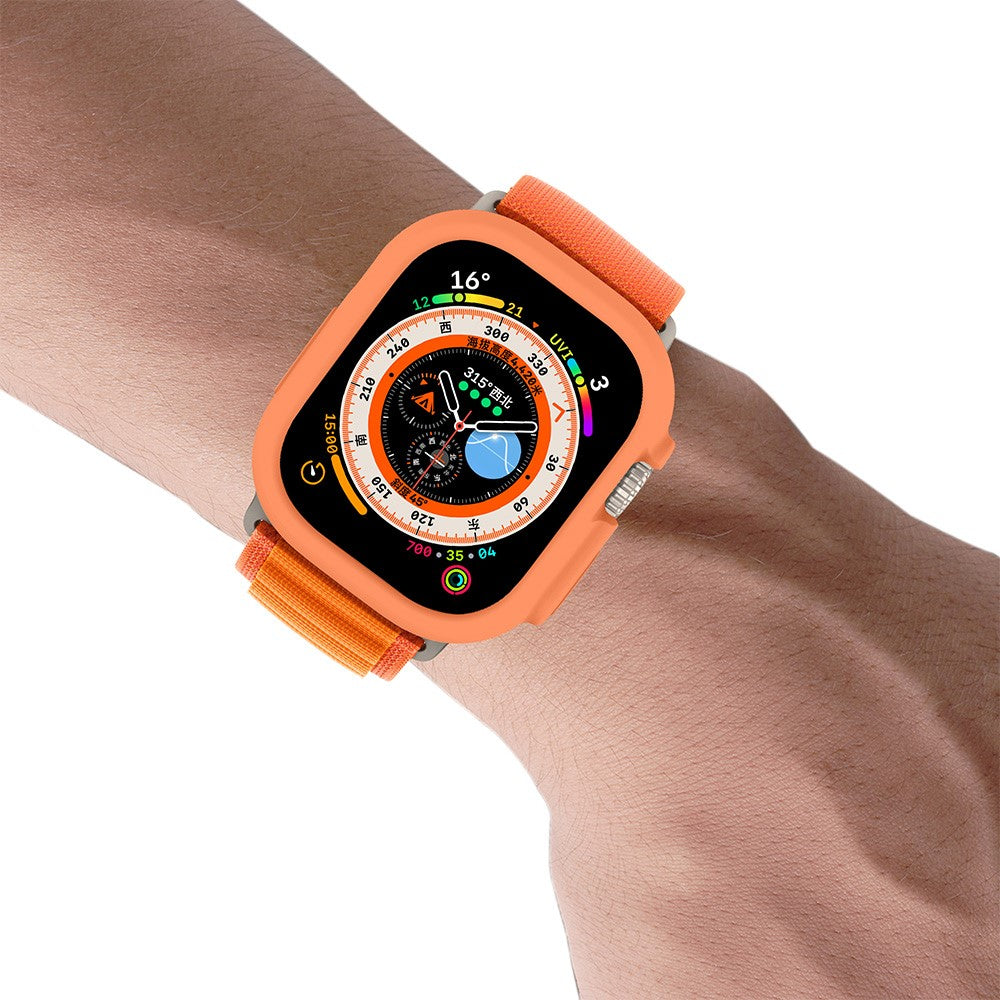 Fint Apple Watch Ultra Silikone Cover - Hvid#serie_4
