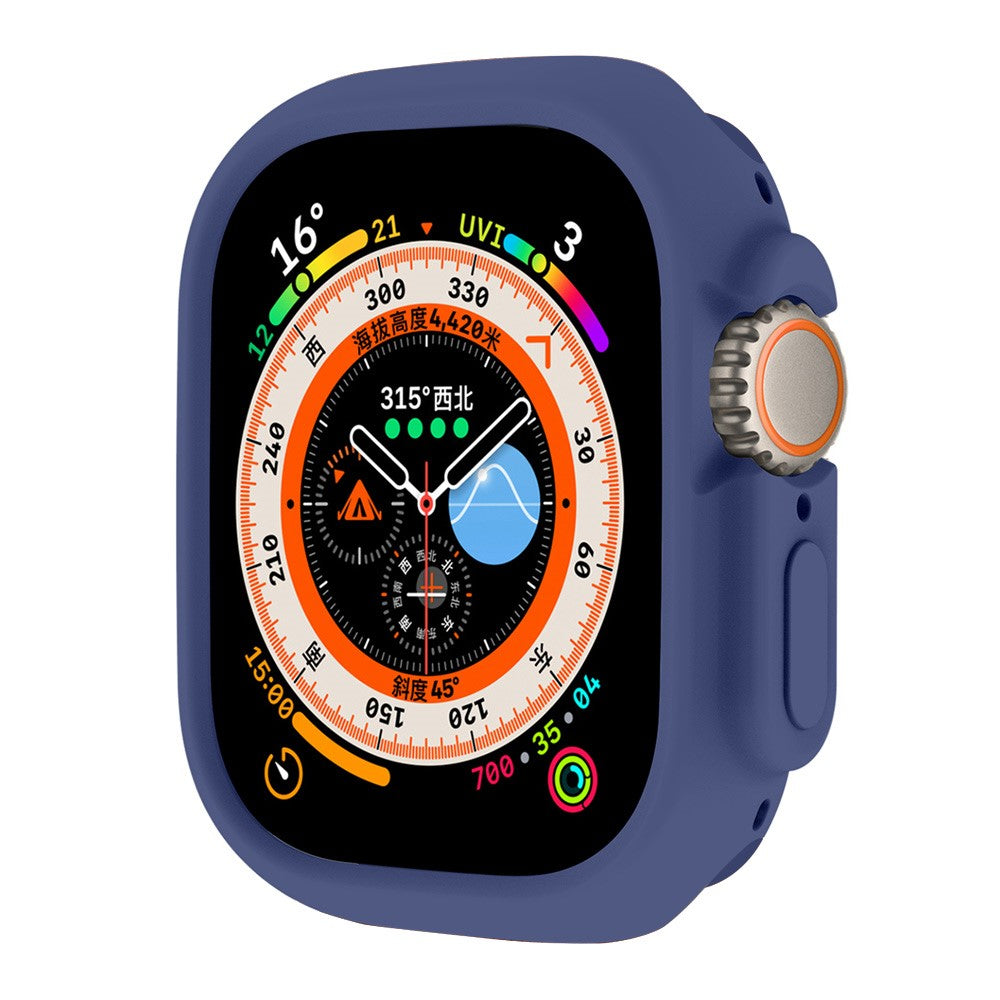 Fint Apple Watch Ultra Silikone Cover - Blå#serie_8