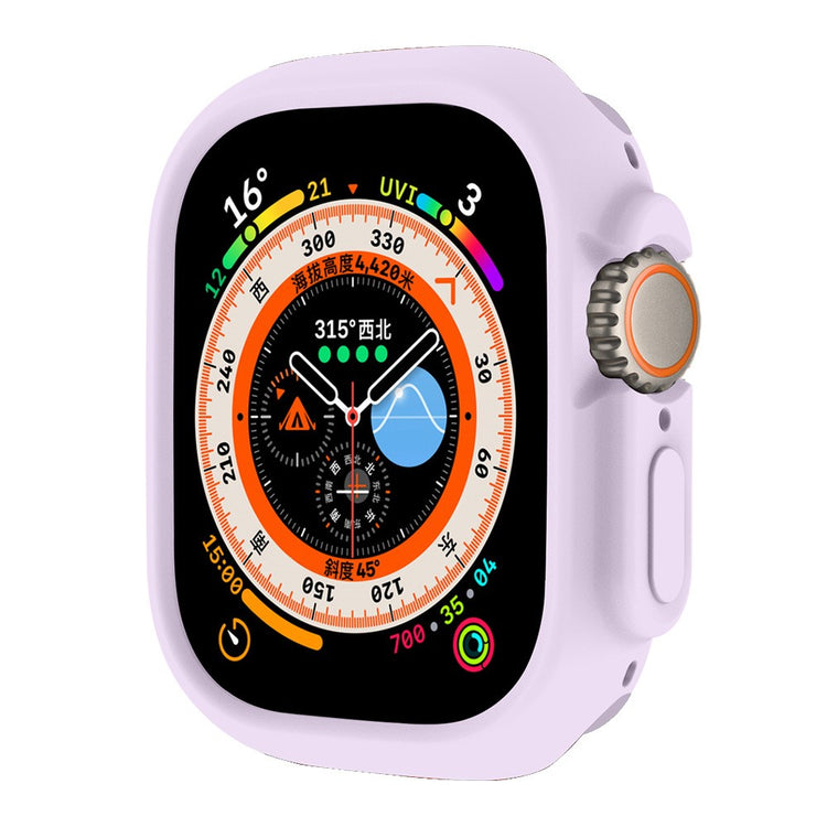 Fint Apple Watch Ultra Silikone Cover - Lilla#serie_9