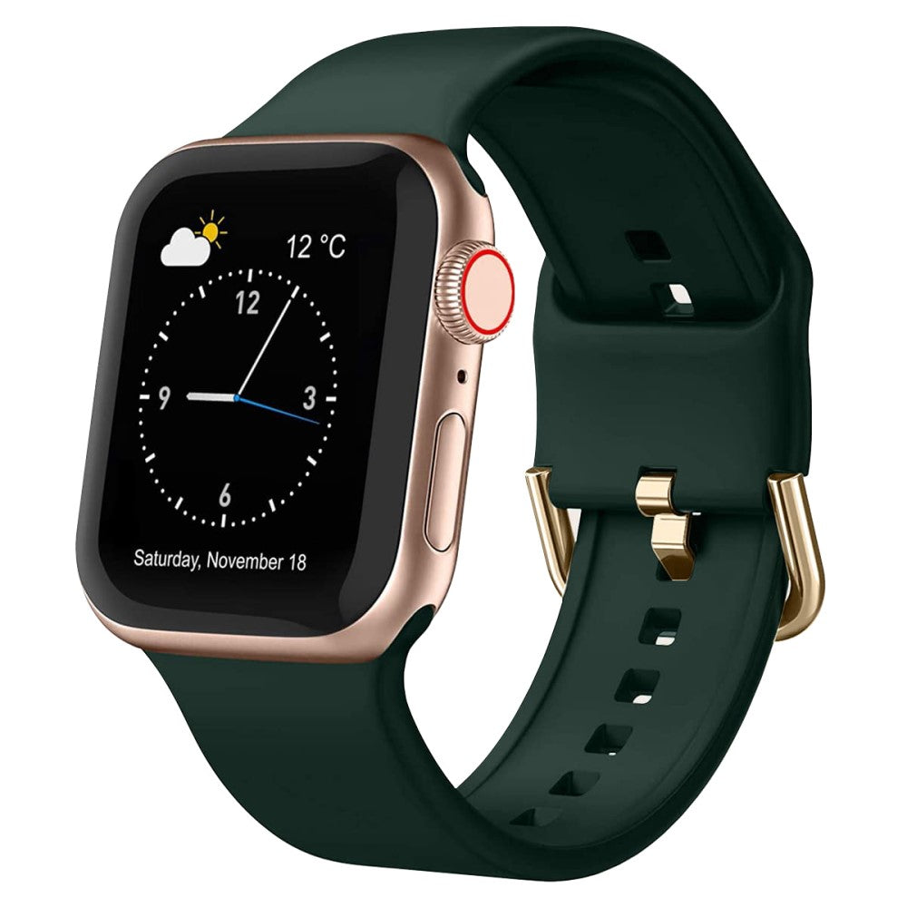 Vildt Rart Silikone Rem passer til Apple Watch Ultra - Grøn#serie_3