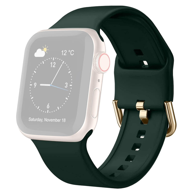 Vildt Rart Silikone Rem passer til Apple Watch Ultra - Grøn#serie_3