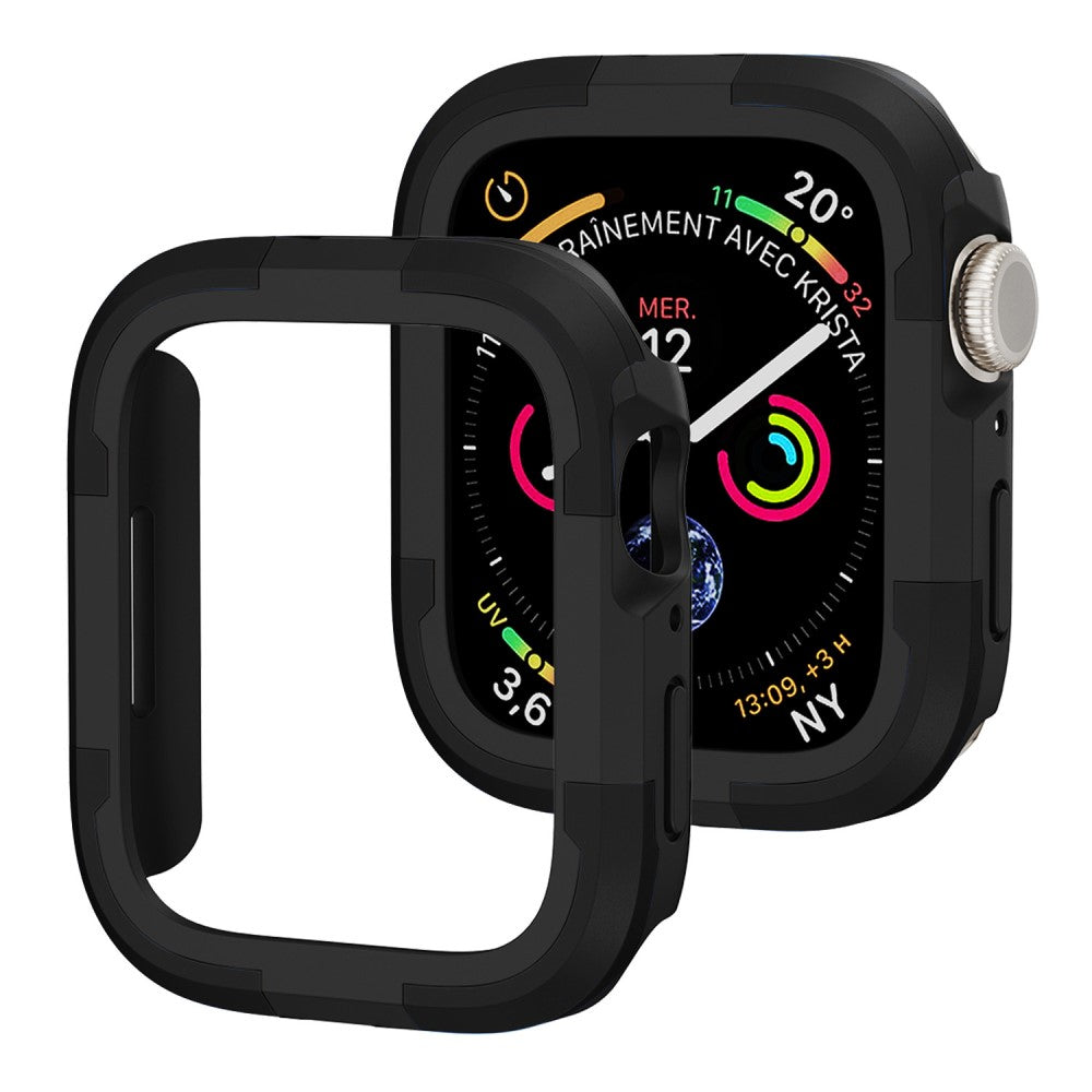 Beskyttende Silikone Bumper passer til Apple Watch Ultra - Sort#serie_2