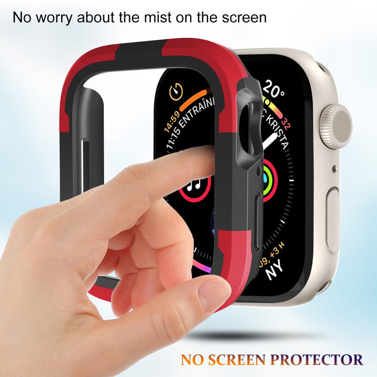 Beskyttende Silikone Bumper passer til Apple Watch Ultra - Rød#serie_3