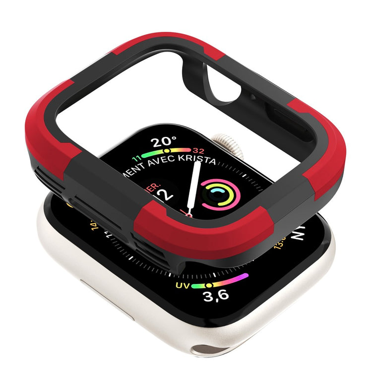 Beskyttende Silikone Bumper passer til Apple Watch Ultra - Rød#serie_3