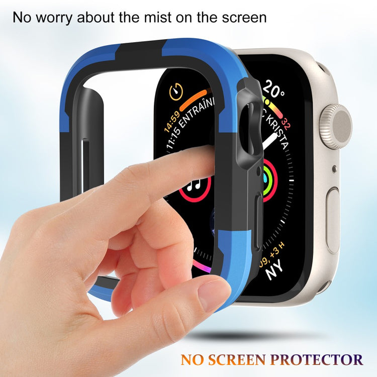 Beskyttende Silikone Bumper passer til Apple Watch Ultra - Blå#serie_5