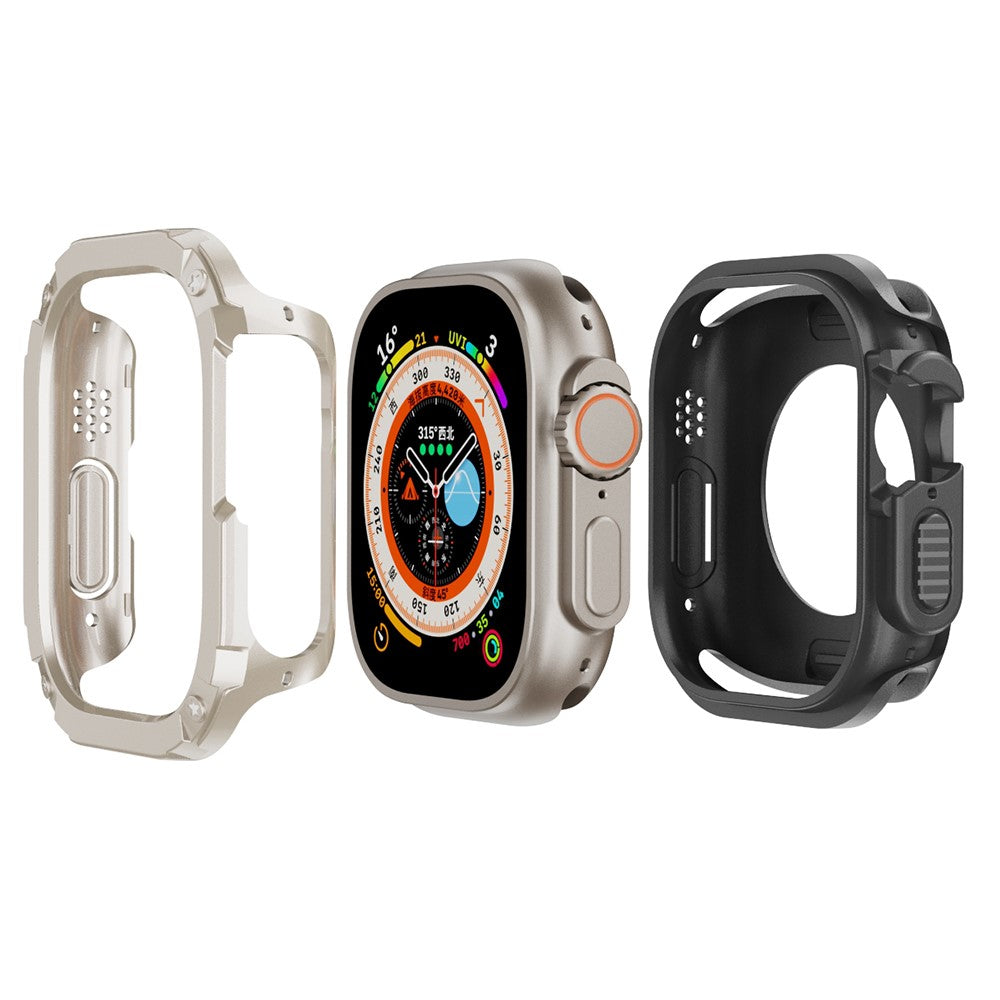Vildt Flot Silikone Cover passer til Apple Watch Ultra - Hvid#serie_7