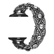 Correa metálica estilo cruzado con decoración de pedrería para Apple Watch Series 8 (41 mm) 