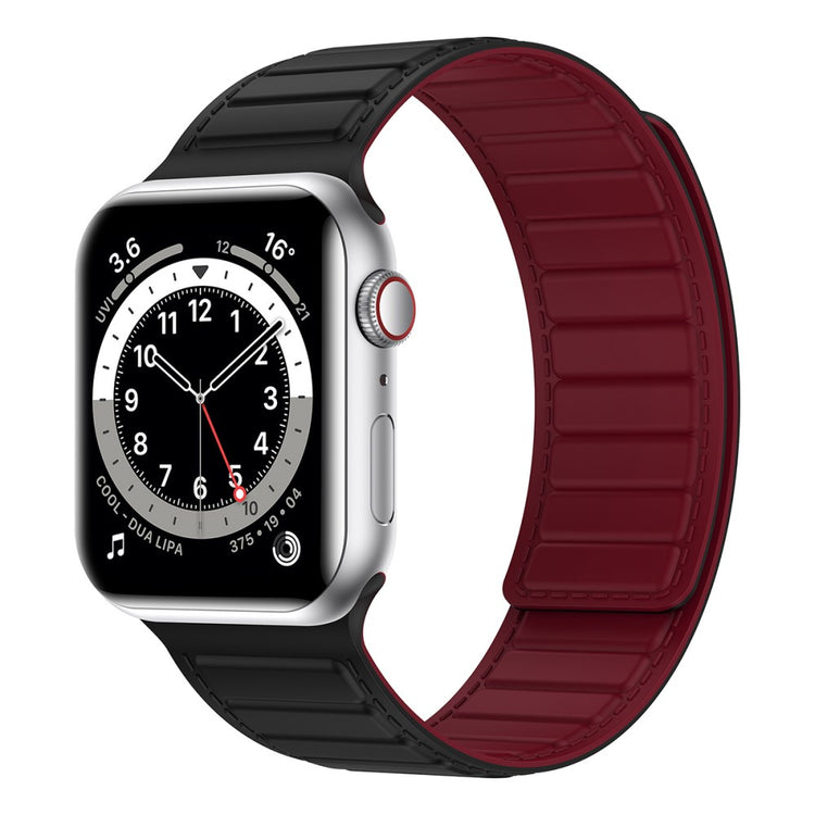 Vildt Rart Silikone Universal Rem passer til Apple Smartwatch - Rød#serie_6