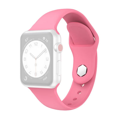 Vildt Fantastisk Silikone Universal Rem passer til Apple Smartwatch - Pink#serie_4