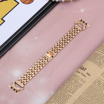 Metal Cover passer til Apple Watch Series 8 (41mm) / Apple Watch Series 7 41mm - Pink#serie_2