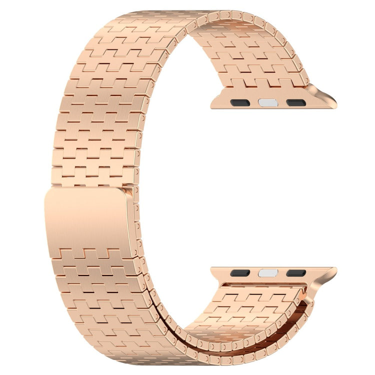 Rigtigt Elegant Metal Universal Rem passer til Apple Smartwatch - Pink#serie_4