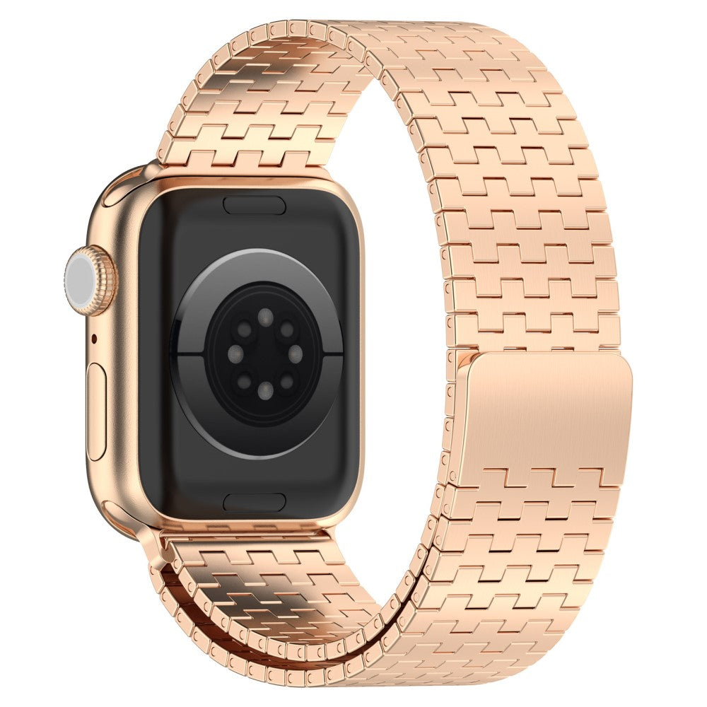 Rigtigt Elegant Metal Universal Rem passer til Apple Smartwatch - Pink#serie_4