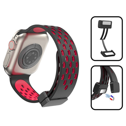 Fortrinligt Silikone Universal Rem passer til Apple Smartwatch - Pink#serie_18