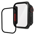 Funda Apple Watch Series 8 (45mm) / 7 (45mm) con protector de pantalla de cristal templado 