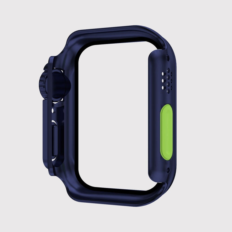 Godt Apple Watch Series 8 (45mm) / Apple Watch Series 7 45mm Cover med Skærmbeskytter i  - Blå#serie_2