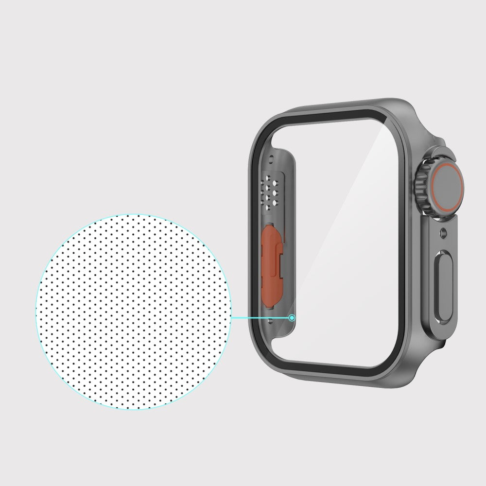 Godt Apple Watch Series 8 (45mm) / Apple Watch Series 7 45mm Cover med Skærmbeskytter i  - Sølv#serie_5