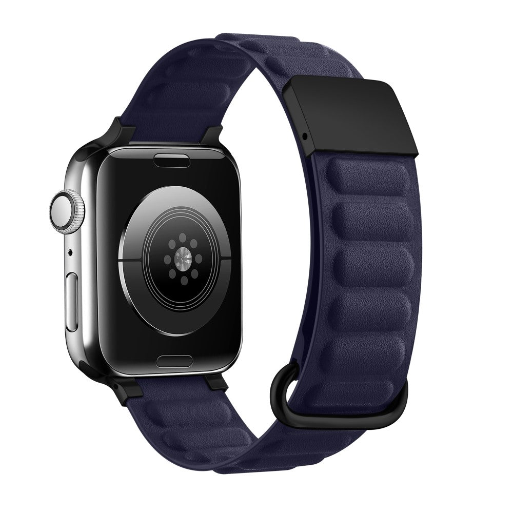 Rigtigt Kønt Ægte Læder Universal Rem passer til Apple Smartwatch - Blå#serie_4