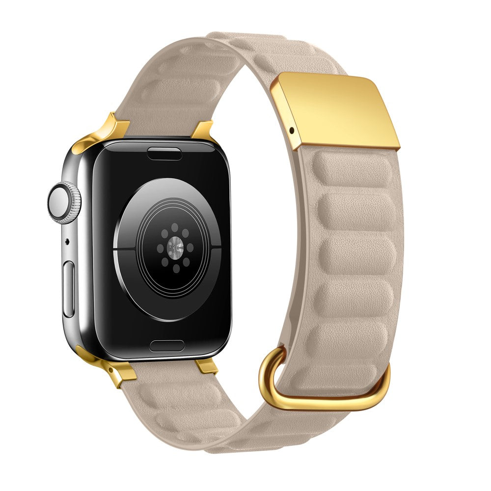 Rigtigt Kønt Ægte Læder Universal Rem passer til Apple Smartwatch - Brun#serie_7