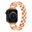 Apple Watch Series 8 (45 mm) / Watch Ultra correa de metal con decoración de pedrería 