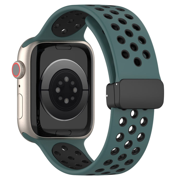 Alle Tiders Silikone Universal Rem passer til Apple Smartwatch - Grøn#serie_4