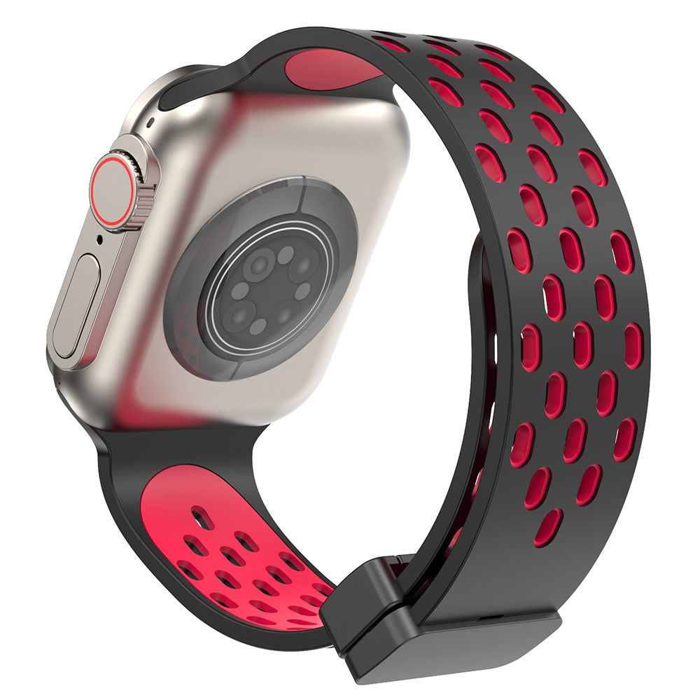 Mega Flot Silikone Universal Rem passer til Apple Smartwatch - Rød#serie_1