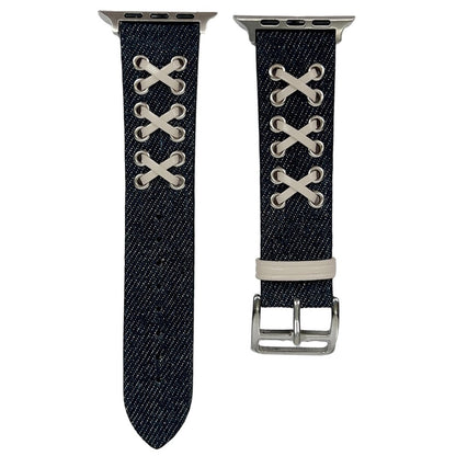 Apple Watch Series 9 45mm / Ultra 2 X-décor nylon strap - Black#serie_1