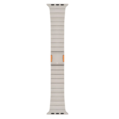 Apple Watch Series 9 45mm / Ultra 2 stainless steel strap - Titanium Orange#serie_5