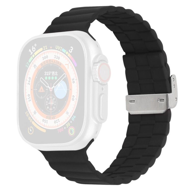 Vildt Fint Silikone Universal Rem passer til Apple Smartwatch - Sort#serie_11