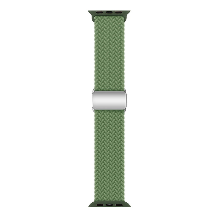 Mega Skøn Metal Og Nylon Universal Rem passer til Apple Smartwatch - Grøn#serie_11