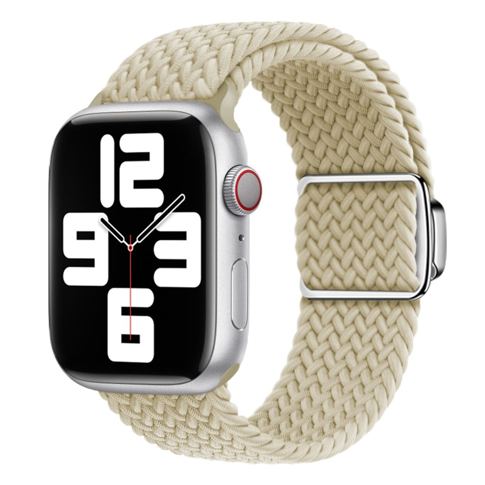 Mega Skøn Metal Og Nylon Universal Rem passer til Apple Smartwatch - Brun#serie_13