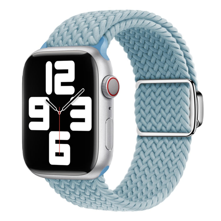 Mega Skøn Metal Og Nylon Universal Rem passer til Apple Smartwatch - Blå#serie_15