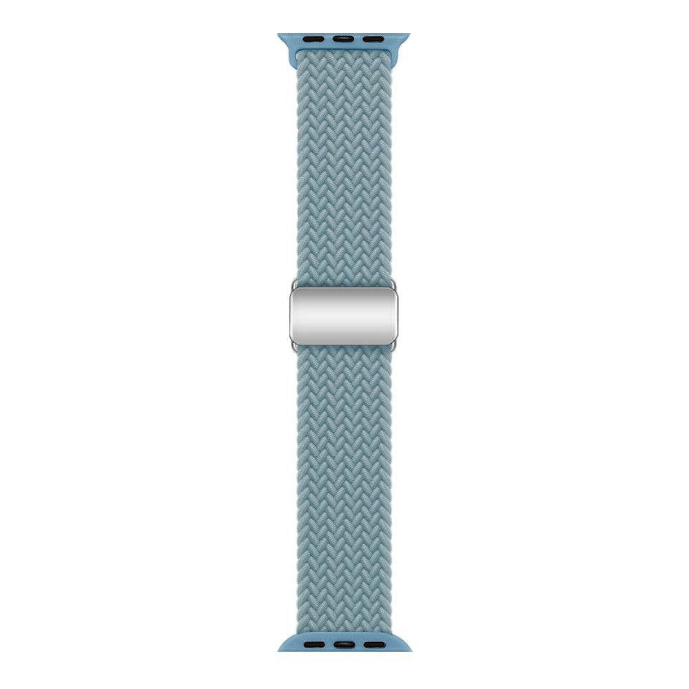 Mega Skøn Metal Og Nylon Universal Rem passer til Apple Smartwatch - Blå#serie_15