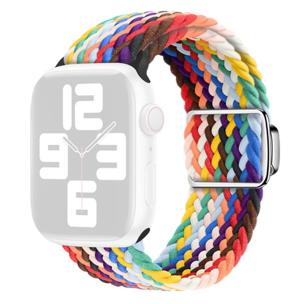 Mega Skøn Metal Og Nylon Universal Rem passer til Apple Smartwatch - Flerfarvet#serie_16