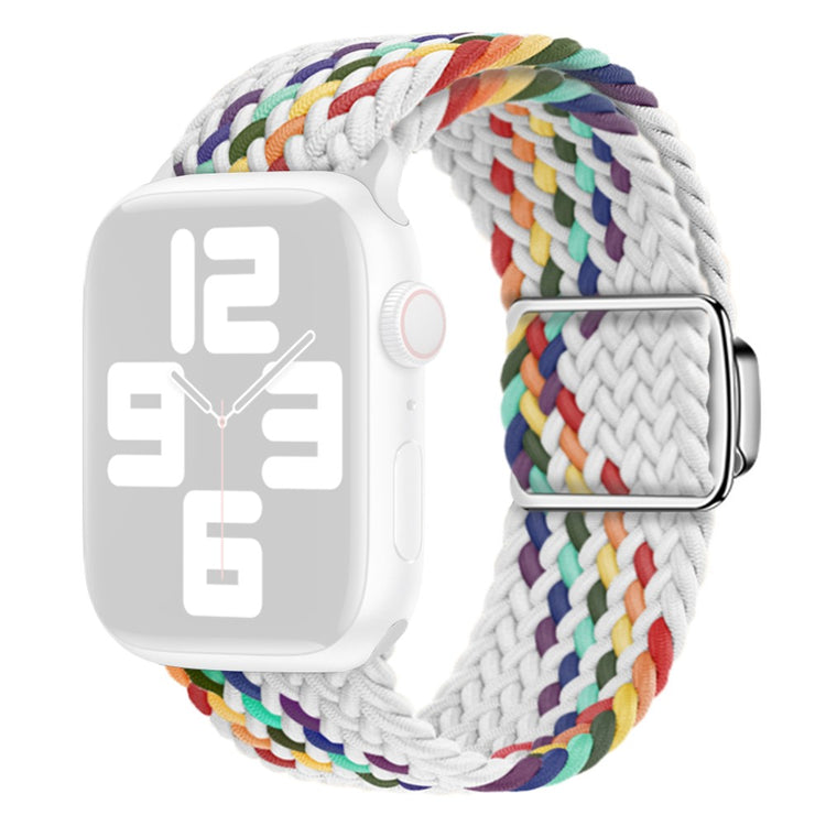 Mega Skøn Metal Og Nylon Universal Rem passer til Apple Smartwatch - Flerfarvet#serie_17