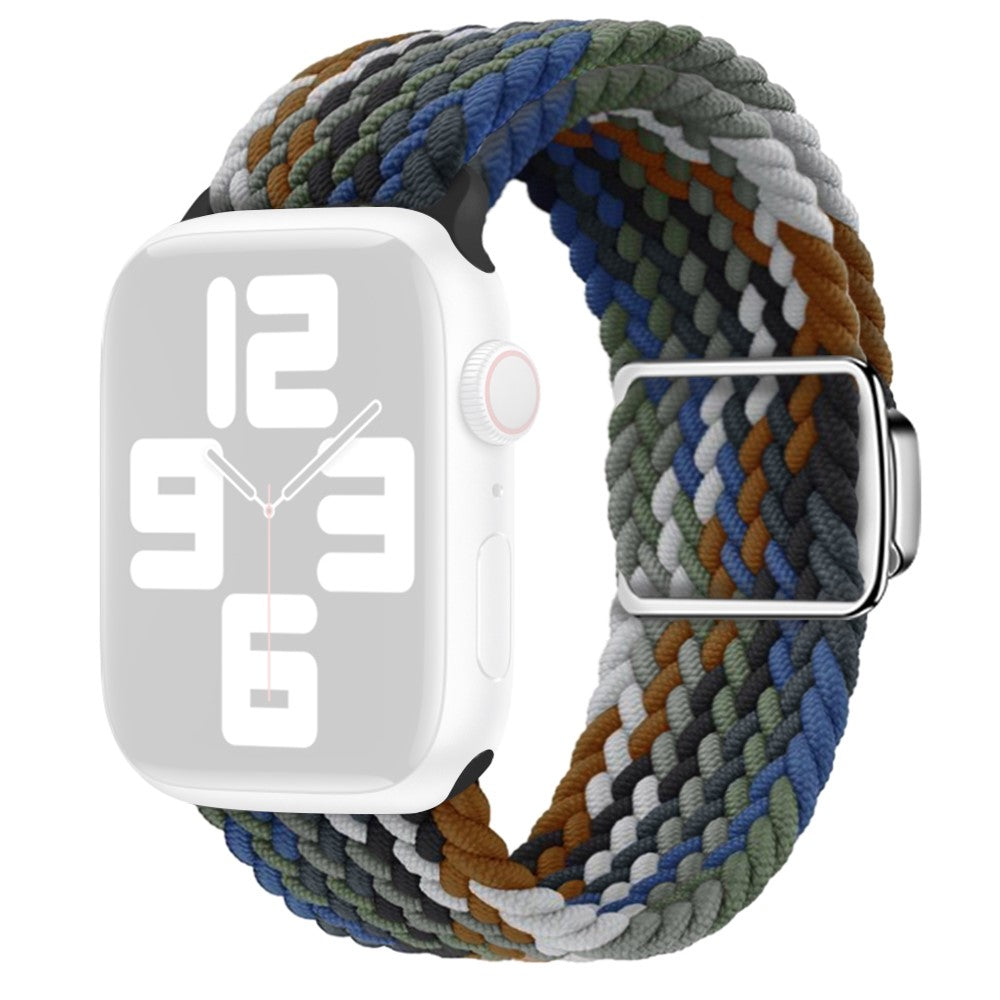 Mega Skøn Metal Og Nylon Universal Rem passer til Apple Smartwatch - Flerfarvet#serie_19