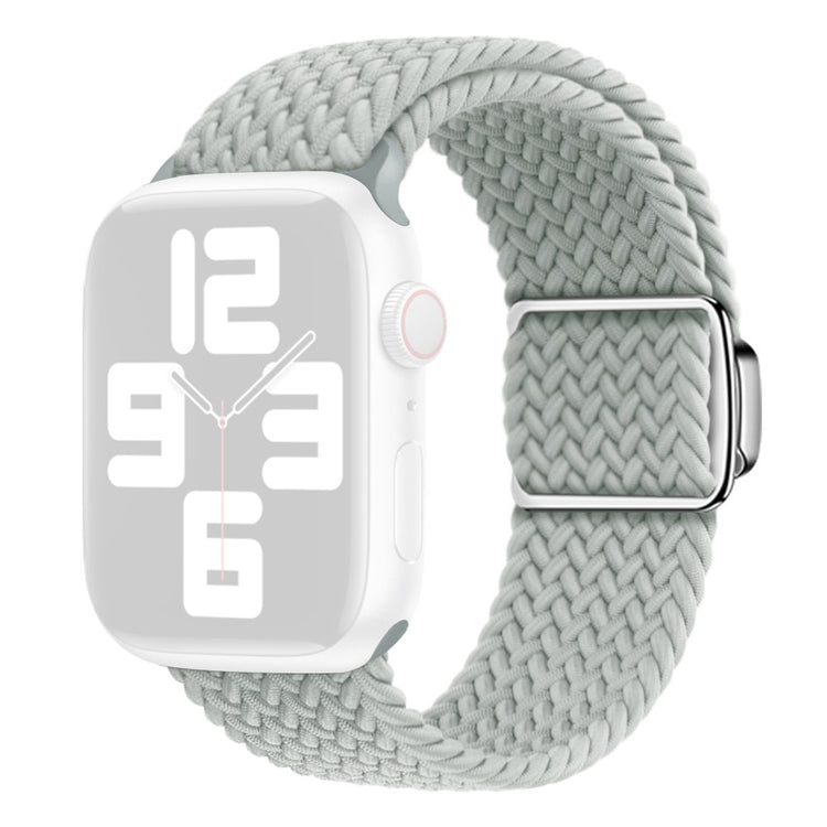Mega Skøn Metal Og Nylon Universal Rem passer til Apple Smartwatch - Sølv#serie_8