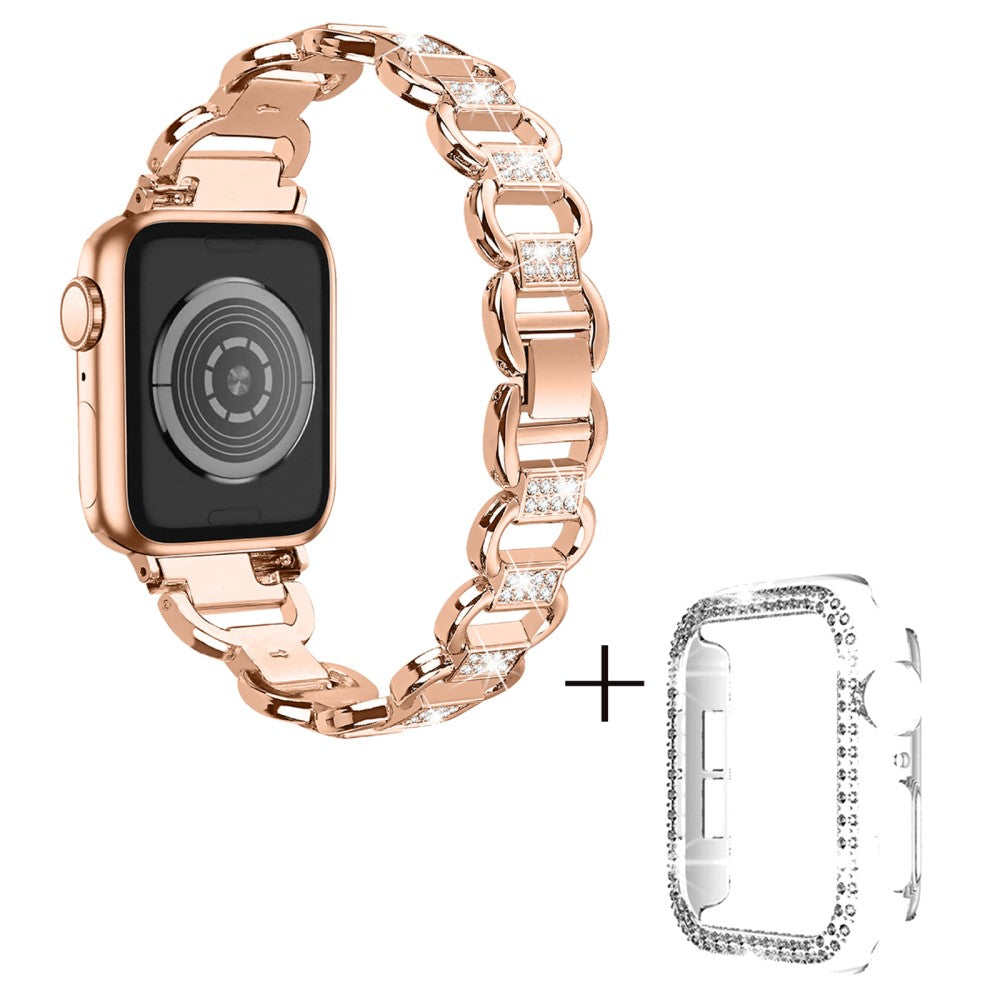 Metal Cover passer til Apple Watch Series 1-3 42mm - Pink#serie_3