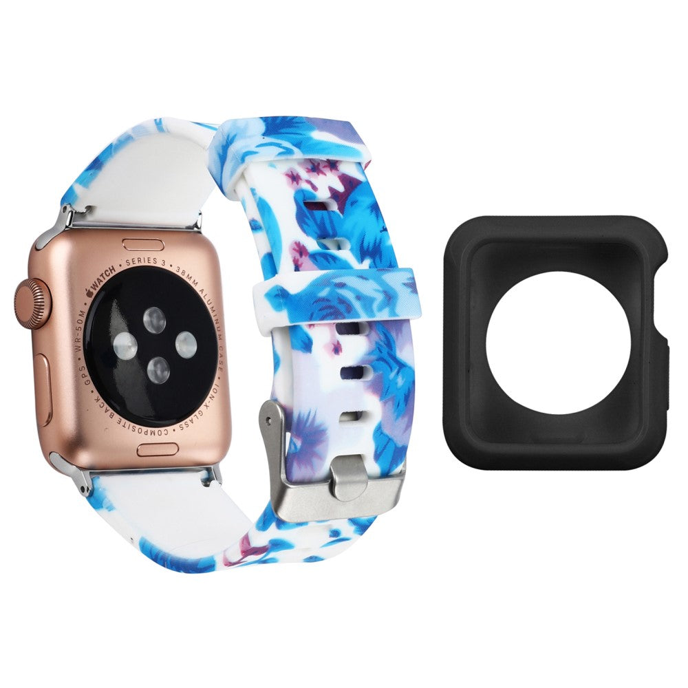 Silikone Cover passer til Apple Watch Series 1-3 38mm - Flerfarvet#serie_3