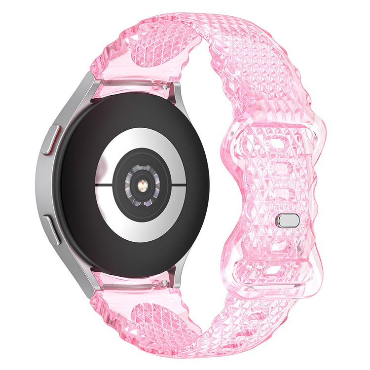 Rigtigt Elegant Silikone Universal Rem passer til Samsung Smartwatch - Pink#serie_3