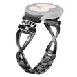 Remarcablemente A La Moda Samsung Smartwatch Metal Y Estrás Universal Correa Reloj