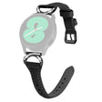 Samsung Galaxy Watch 5 / 4 / 3 (41 mm) Correa de piel auténtica con hebilla negra de strass 