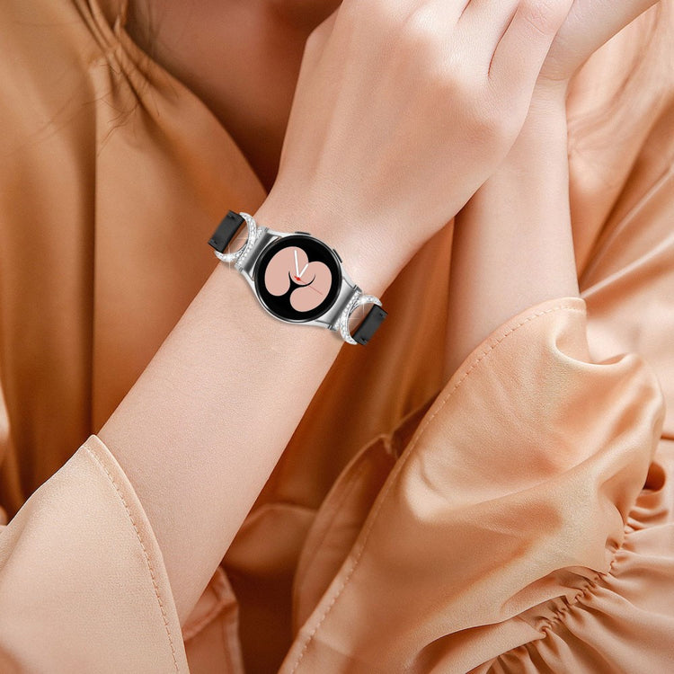 Vildt Rart Kunstlæder Universal Rem passer til Samsung Smartwatch - Sort#serie_3