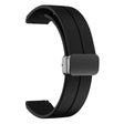 16mm silicone strap with black buckle for Keep / Huawei / Timex watch