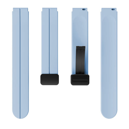 Helt Vildt Sejt Silikone Universal Rem passer til Smartwatch - Blå#serie_10