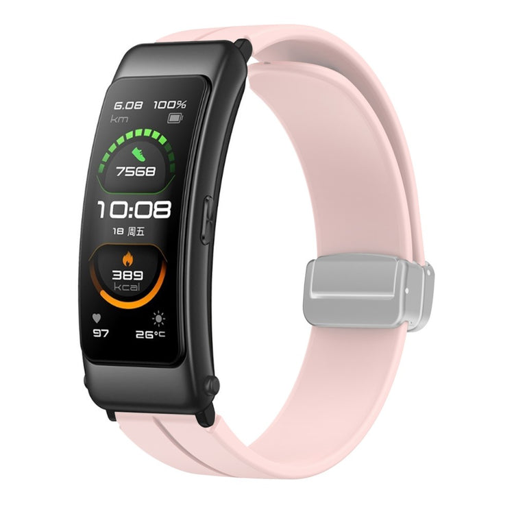 Helt Vildt Komfortabel Silikone Universal Rem passer til Smartwatch - Pink#serie_3