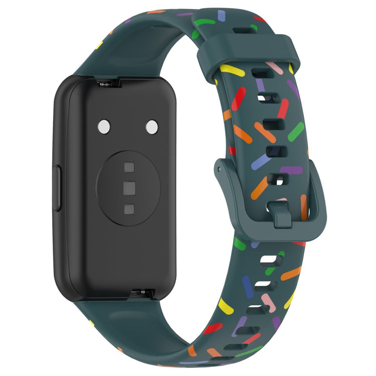 Komfortabel Rem passer til Xiaomi Mi Band 7 - Grøn#serie_5