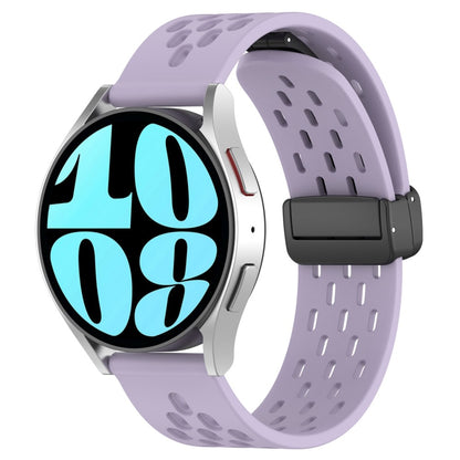 Vildt Smuk Metal Og Silikone Universal Rem passer til Smartwatch - Lilla#serie_14