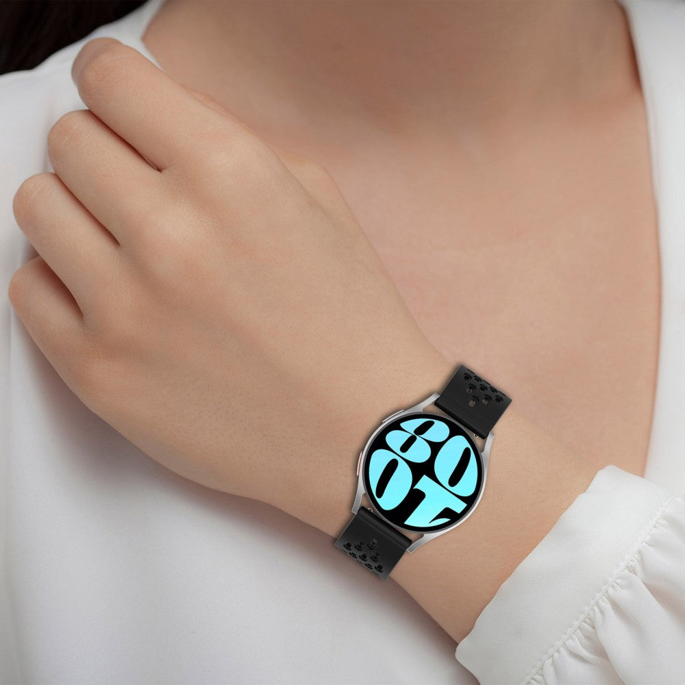 Vildt Smuk Metal Og Silikone Universal Rem passer til Smartwatch - Lilla#serie_14