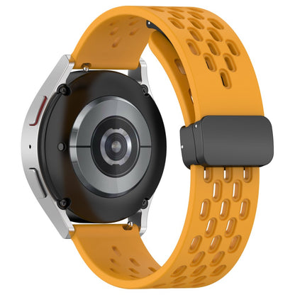 22mm simple silicone strap for Samsung and Huawei watch - Yellow#serie_6
